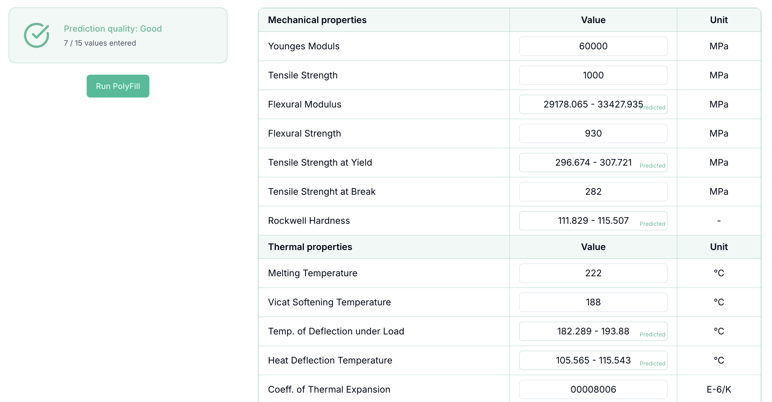 Screenshot of the PolyFill site