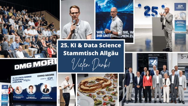 25. KI & Data Science Stammtisch Jubiläum - Vielen Dank