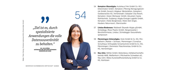 IHK Magazin - Juni 2026 - Ehrenmueller.AI für Innovationspreis ausgezeichnet - KIKS